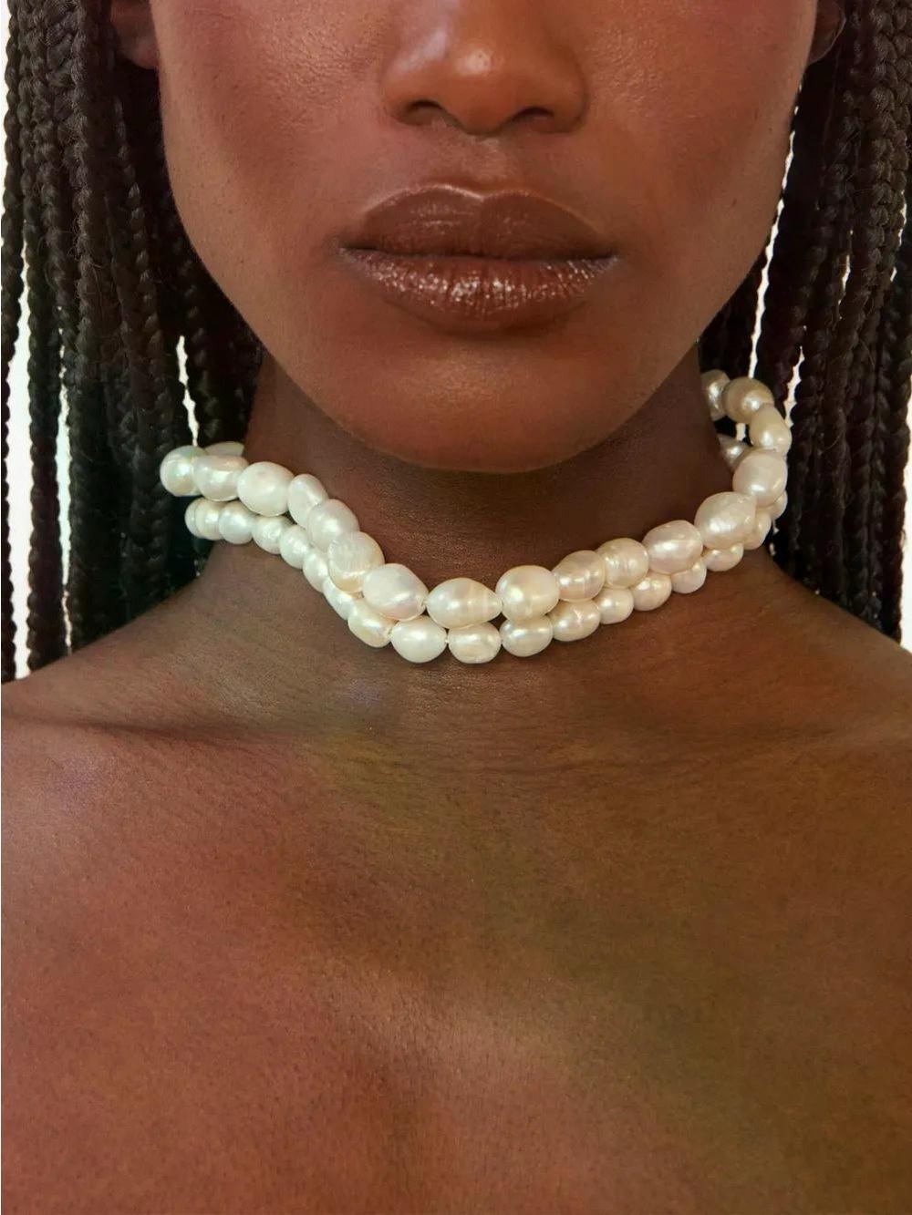 Cult Gaia Susa Pearl Choker Necklace